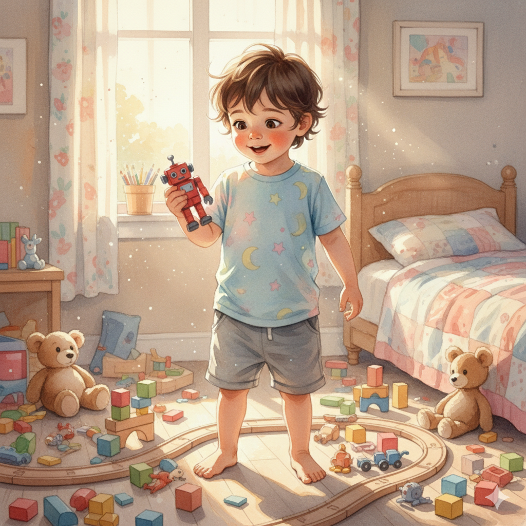 ايوب ينضف غرفته